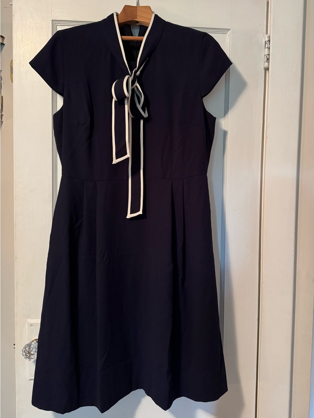 *new* J Crew navy blue crepe dress